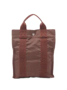 Hermès Pre-Owned: Коричневая сумка-шоппер 