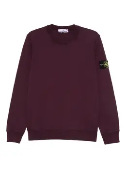 Stone Island: Фиолетовый свитшот 
