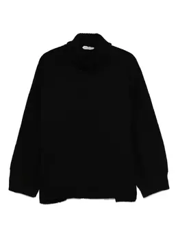Alberta Ferretti: Чёрный свитер 