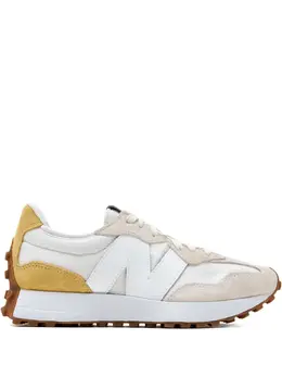 New Balance: Бежевые кроссовки  327