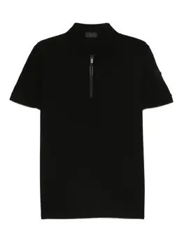 Moncler: Чёрное поло 