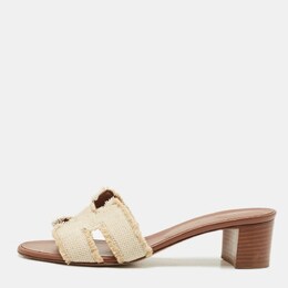 Hermes: Коричневые сандалии 