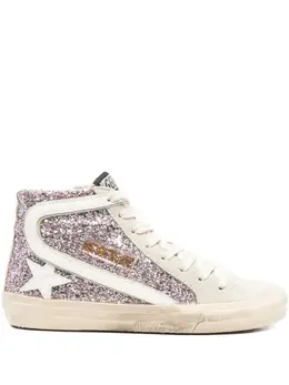 Golden Goose: Розовые кроссовки 