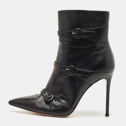 Gianvito Rossi: Чёрные ботинки 