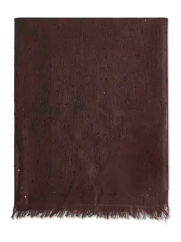 Brunello Cucinelli: Коричневый шарф 