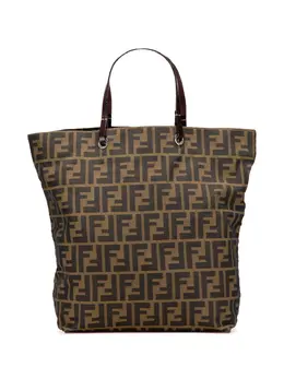 Fendi Pre-Owned: Коричневая сумка-шоппер 