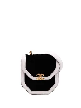 CHANEL Pre-Owned: Белая сумка через плечо 