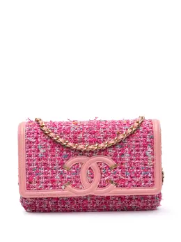 CHANEL Pre-Owned: Розовая сумка через плечо 