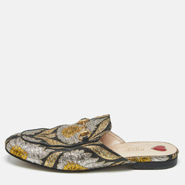 Gucci: Многоцветные сабо  Princetown
