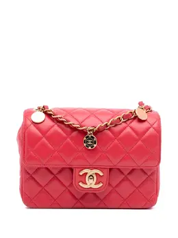 CHANEL Pre-Owned: Красная сумка через плечо 