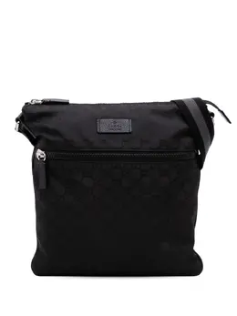 Gucci Pre-Owned: Чёрная сумка через плечо 