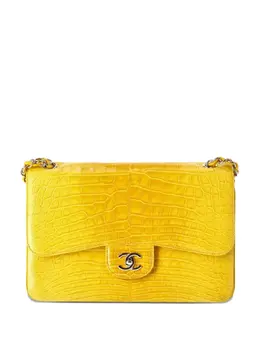 CHANEL Pre-Owned: Жёлтая сумка 