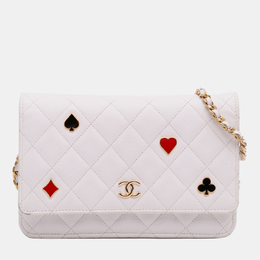 Chanel: Белый кошелёк 
