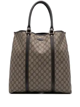 Gucci Pre-Owned: Коричневая сумка-шоппер 