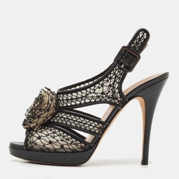 Valentino: Чёрные сандалии 