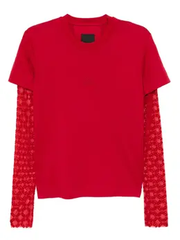 Givenchy: Красная футболка 