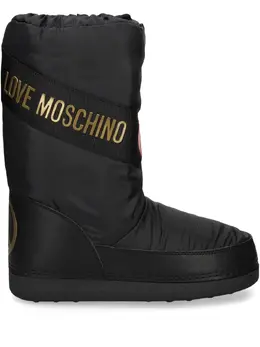 Love Moschino: Чёрные ботинки 