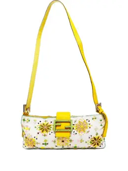 Fendi Pre-Owned: Сумка с цветочным принтом 