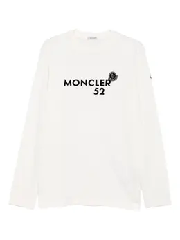 Moncler: Футболка с принтом 