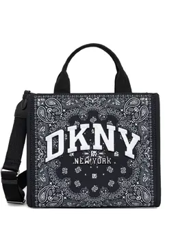 DKNY: Сумка-шоппер с принтом 
