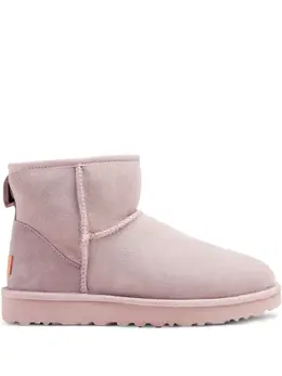 UGG: Розовые ботинки  Classic Mini II