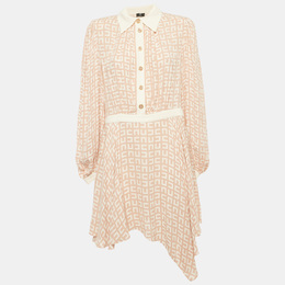 Elisabetta Franchi: Бежевое платье 