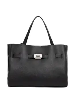 DKNY: Чёрная сумка-шоппер 