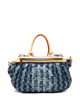 Louis Vuitton Pre-Owned: Голубая сумка 