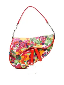 Christian Dior Pre-Owned: Сумка с растительным принтом 