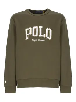 Polo Ralph Lauren: Зелёный свитшот 