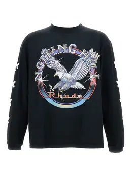RHUDE: Свитшот с принтом 