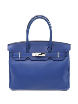 Hermès Pre-Owned: Голубая сумка-шоппер 