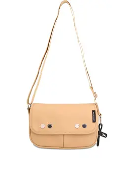 Longchamp: Бежевая сумка через плечо 