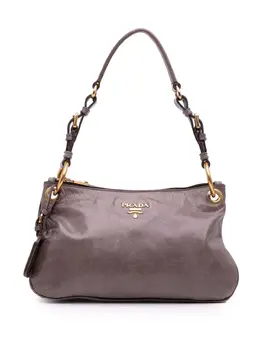 Prada Pre-Owned: Коричневая сумка 