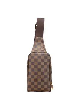 Louis Vuitton Pre-Owned: Коричневая сумка через плечо 