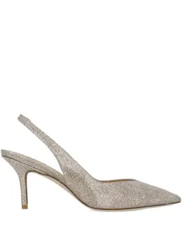 Stuart Weitzman: Серебристые туфли 