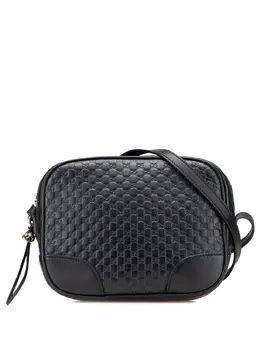 Gucci Pre-Owned: Чёрная сумка через плечо 