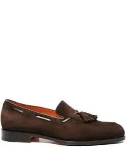 Santoni: Коричневые туфли 
