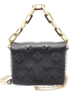 Louis Vuitton Pre-Owned: Чёрная поясная сумка 