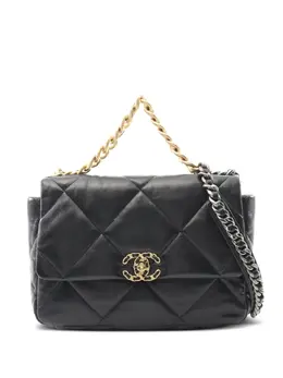 CHANEL Pre-Owned: Чёрная сумка 