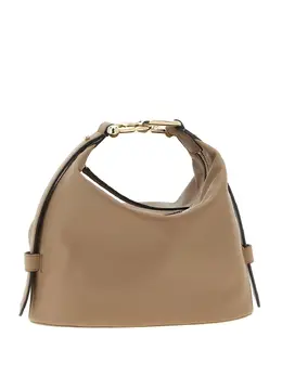 Furla: Бежевая сумка 