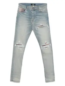 AMIRI: Кожаные джинсы 