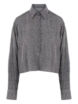 Ermanno Scervino: Рубашка со стразами 