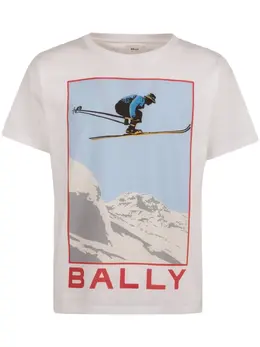 Bally: Футболка с принтом 