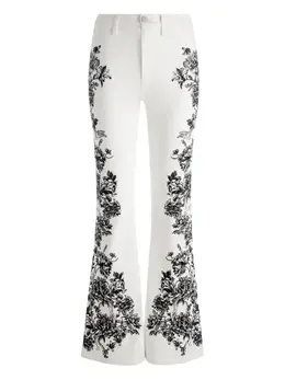 alice + olivia: Брюки с растительным принтом 