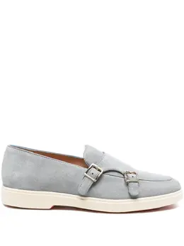 Santoni: Светлые лоферы 