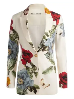 alice + olivia: Жакет с растительным принтом 