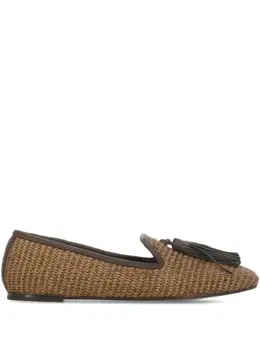 Brunello Cucinelli: Коричневые лоферы  Monili