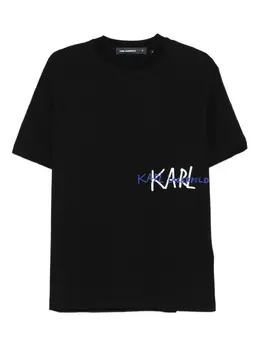 Karl Lagerfeld: Чёрная футболка 