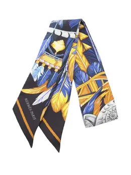 Hermès Pre-Owned: Чёрный шарф 